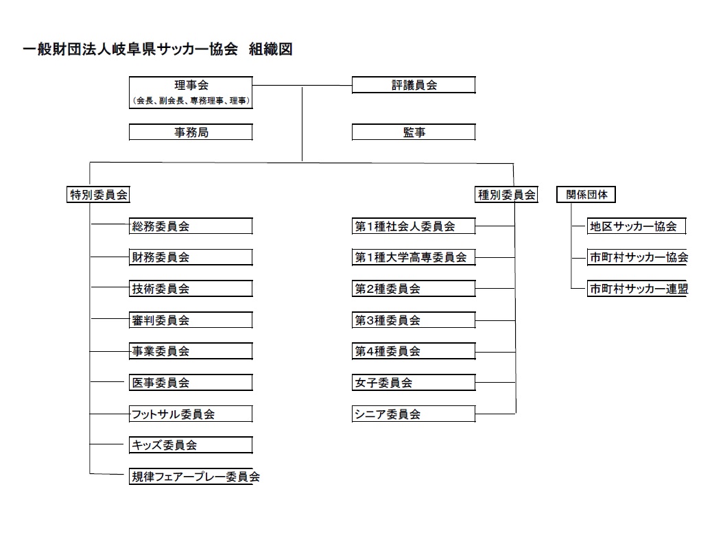 協会概要 岐阜県サッカー協会