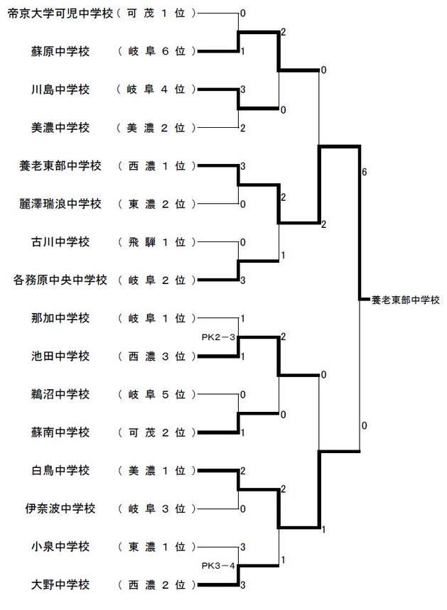 平成21年度県中学生サッカー春季大会